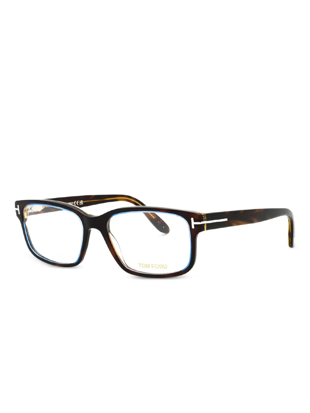 Tom Ford Square Full-rim Glasses In Black