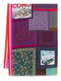 Pierre-Louis Mascia patchwork paisley scarf - Blue