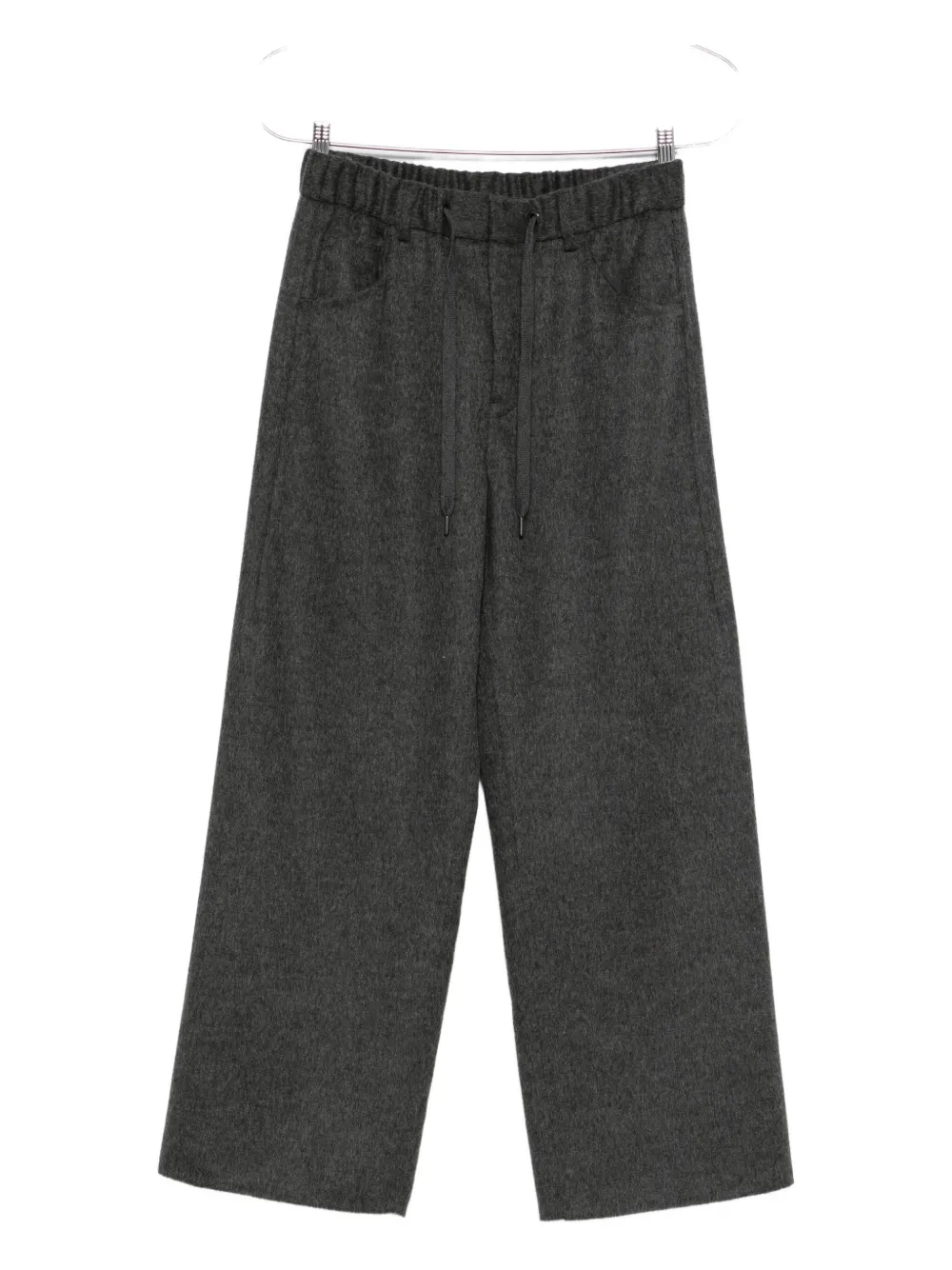 Brunello Cucinelli drawstring-waistband trousers Grijs