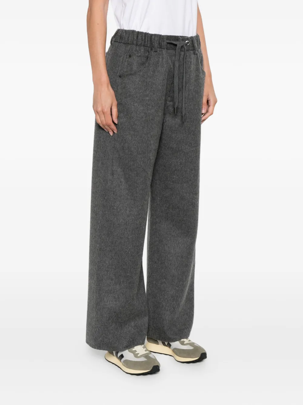 Brunello Cucinelli Geruite broek Grijs