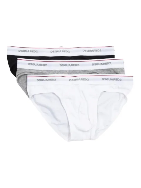 DSQUARED2 ropa interior con logo (pack de 3)