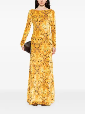 【背中で魅せる】ETRO シルクドレス ETRO(エトロ)ワンピース・ドレス - FARFETCH