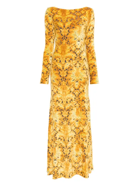 ETRO baroque-print maxi dress
