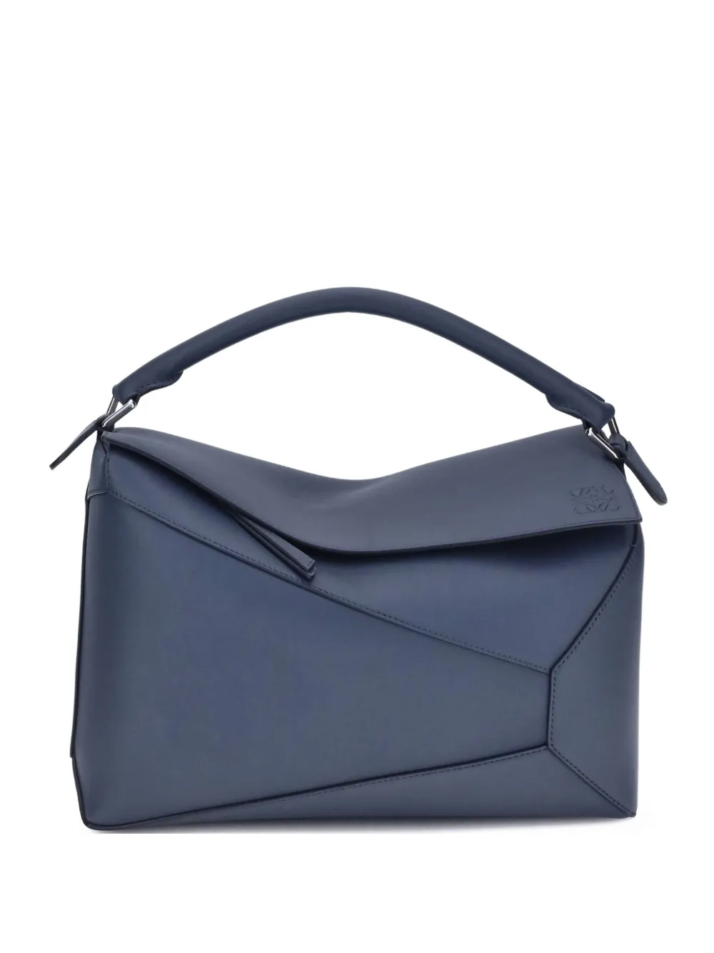 puzzle edge shoulder bag