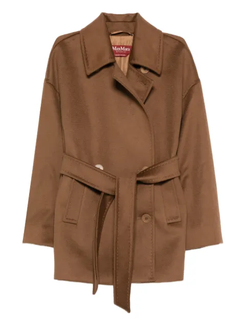Max Mara belted double-breasted coat