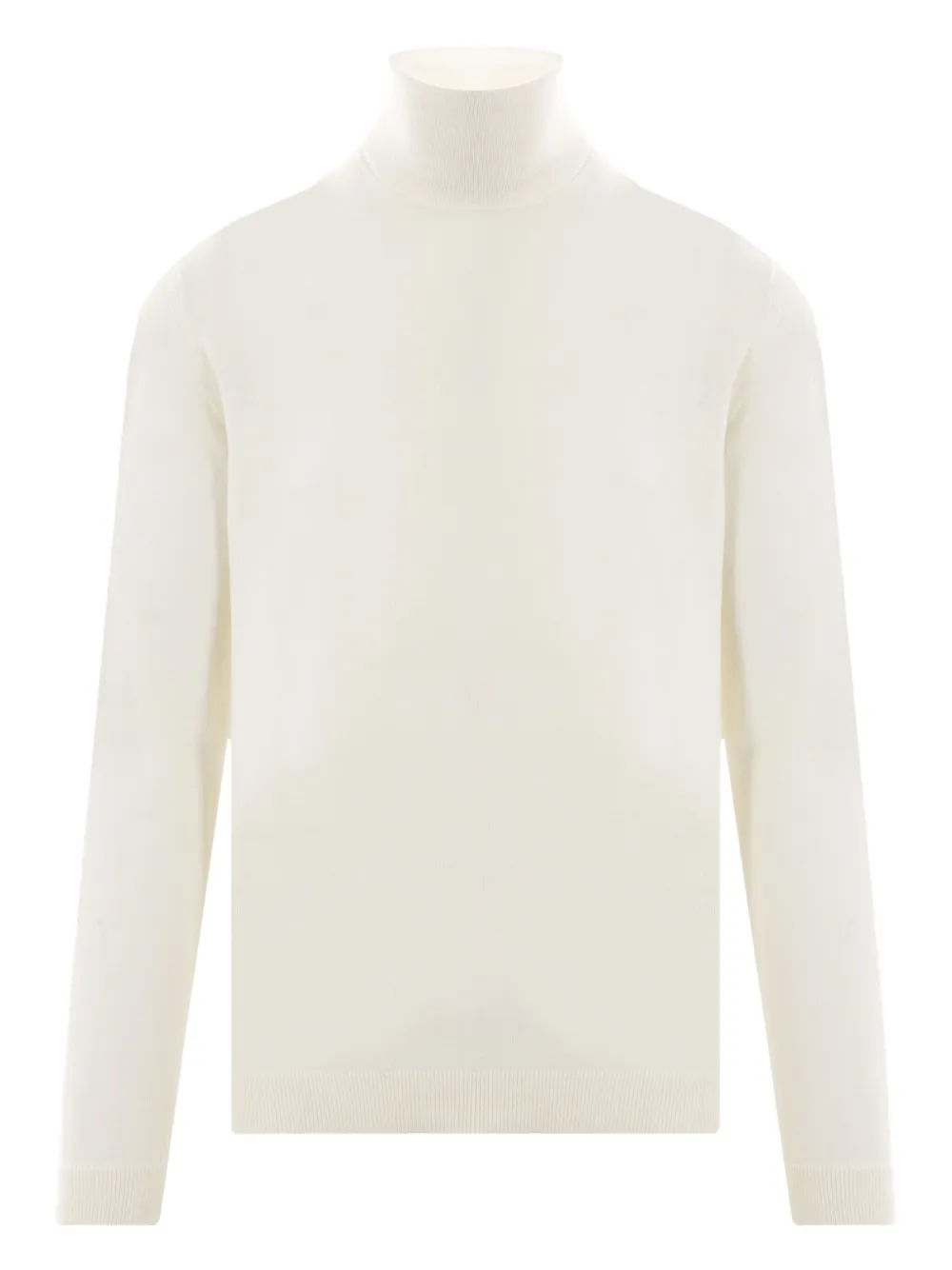 Roberto Collina turtleneck ribbed-cuffs sweater Wit