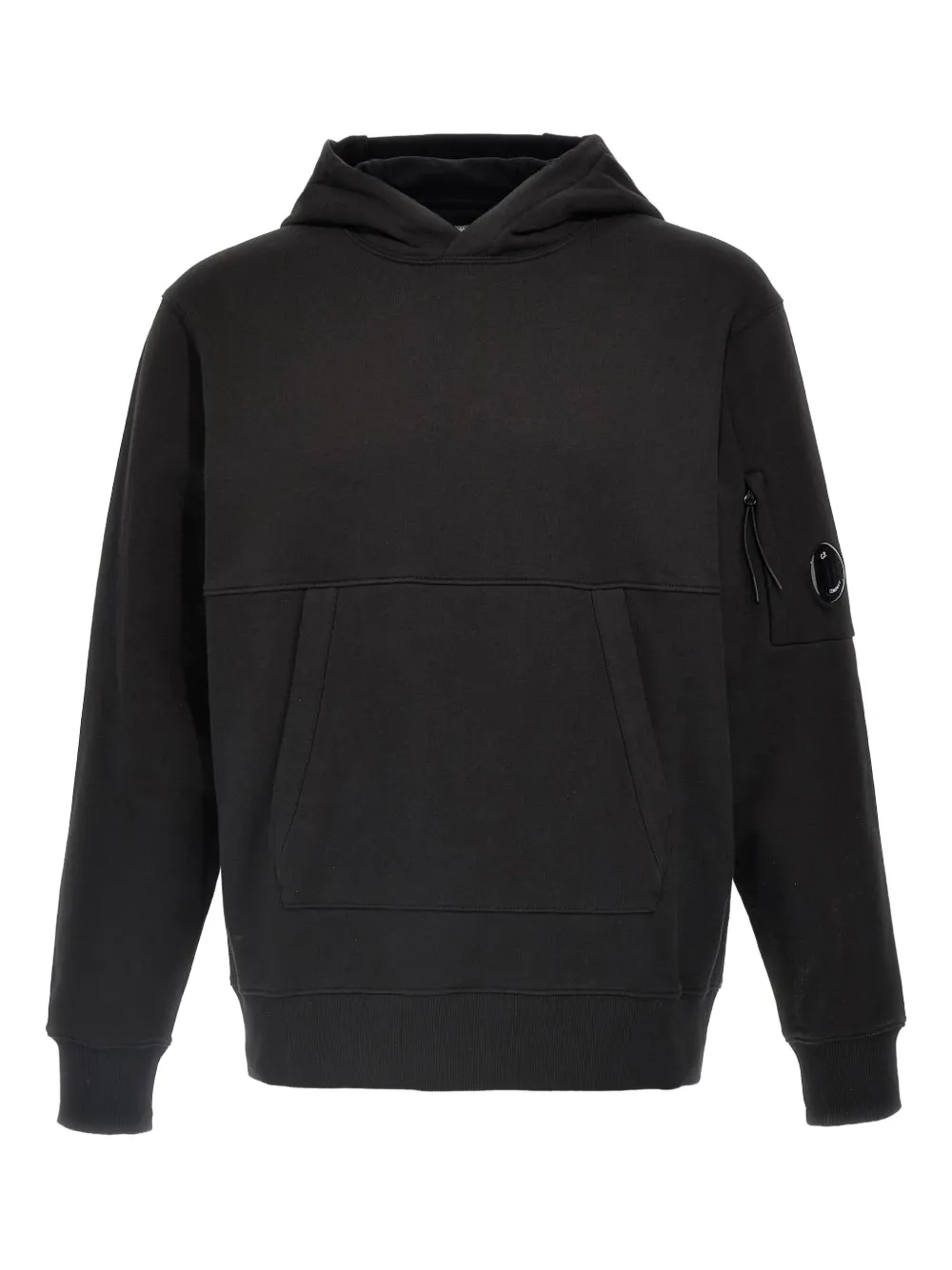 C.P. Company Hoodie met lens detail Zwart