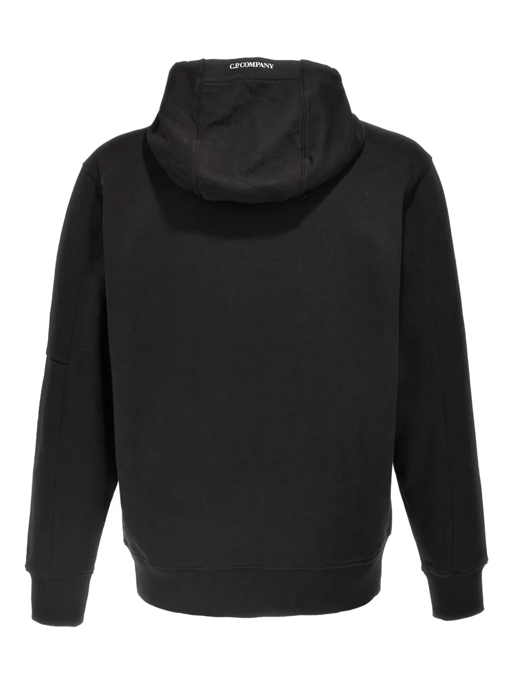 C.P. Company Hoodie met lens detail Zwart