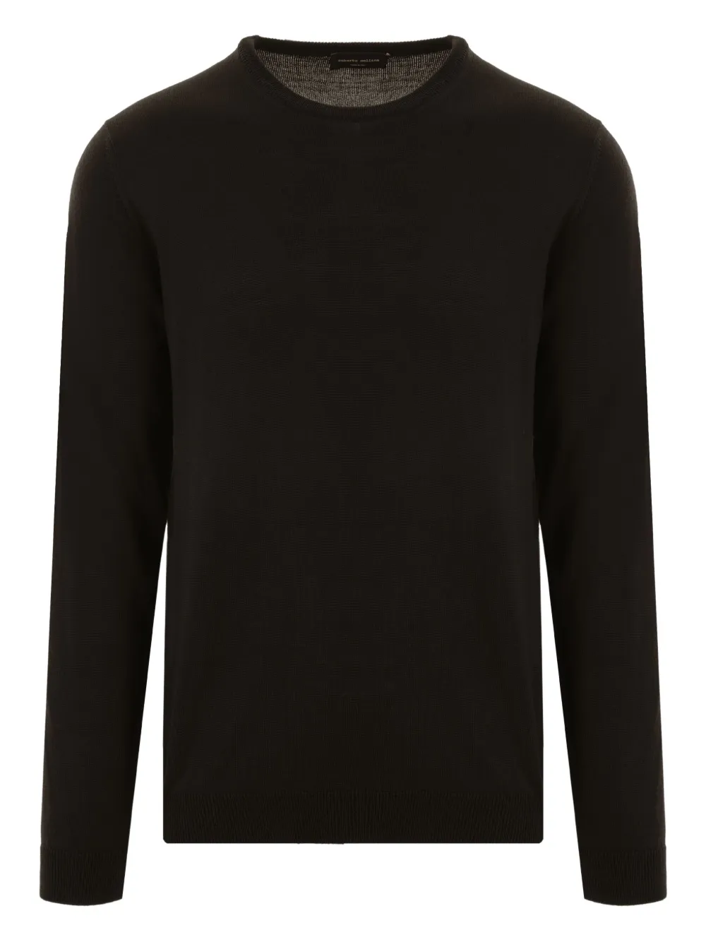 Roberto Collina merino crew-neck sweater | Black | Image 1