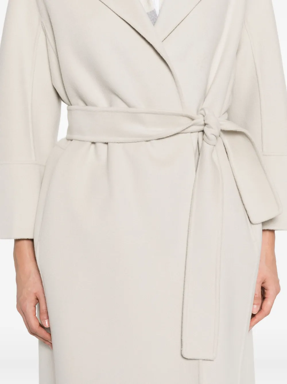 'S Max Mara virgin wool belted trench coat Beige