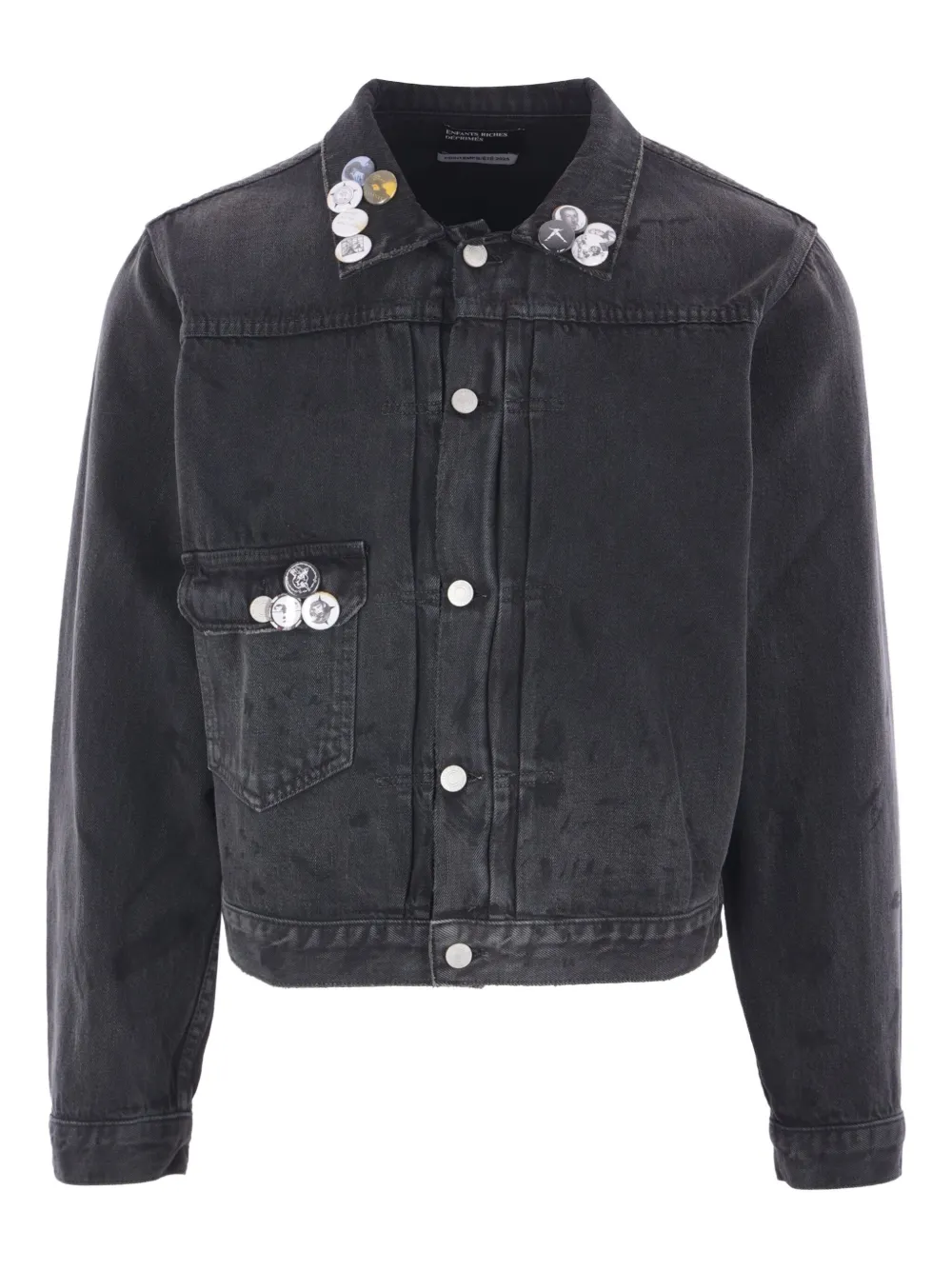 Enfants Riches Déprimés chaqueta vaquera Type VII con botones | gris | Image 1