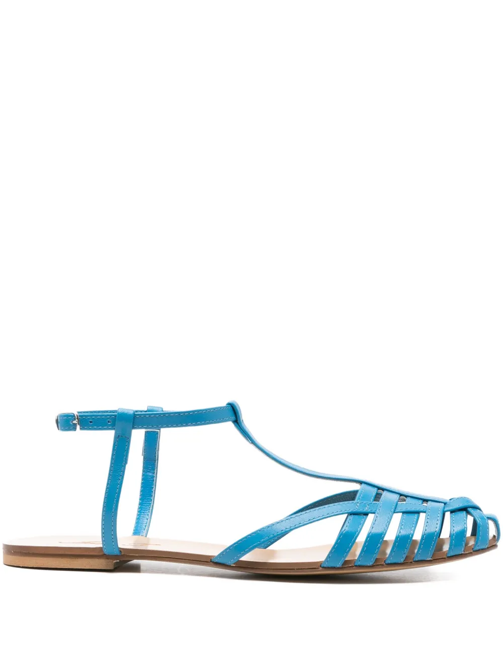 Anna F. 512 T-bar caged sandals Blue