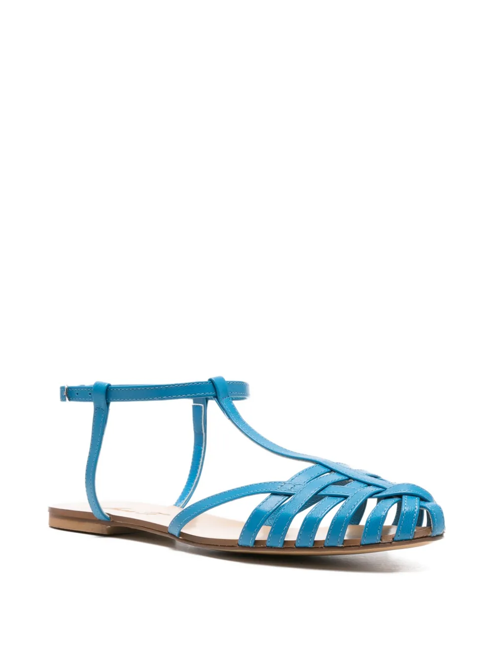 Anna F. 512 T-bar caged sandals Blue