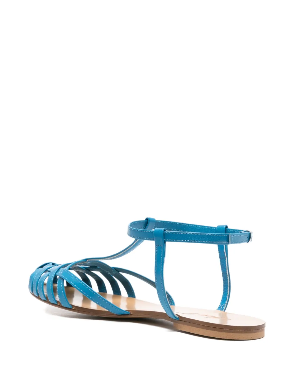 Anna F. 512 T-bar caged sandals Blue