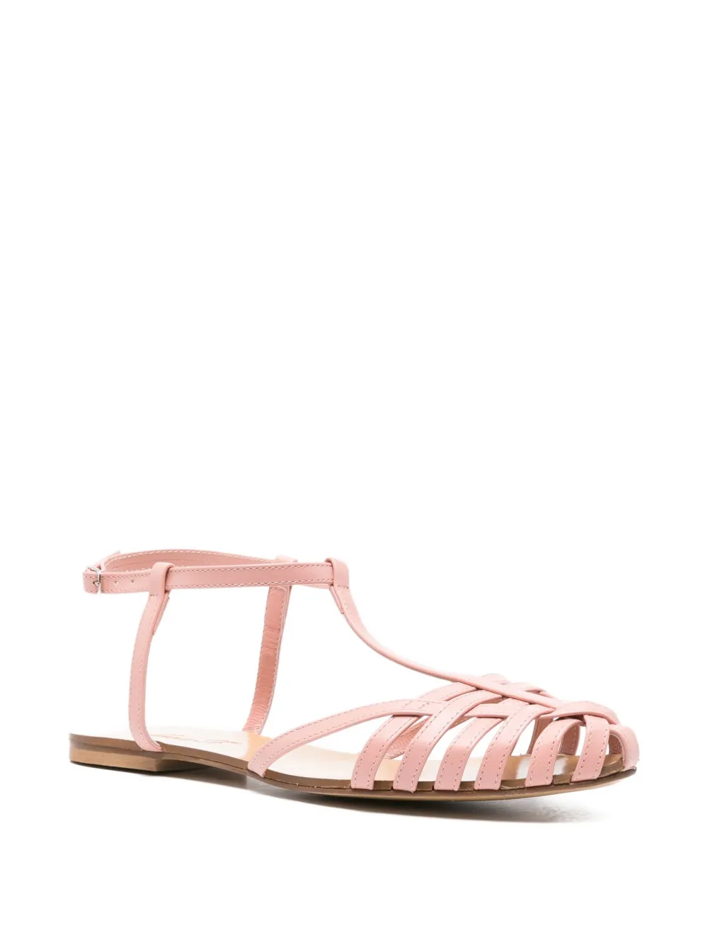 Anna F. 512 T-bar caged sandals Pink