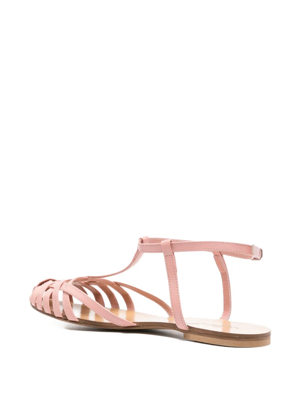 Anna F. 512 T-bar caged sandals Pink