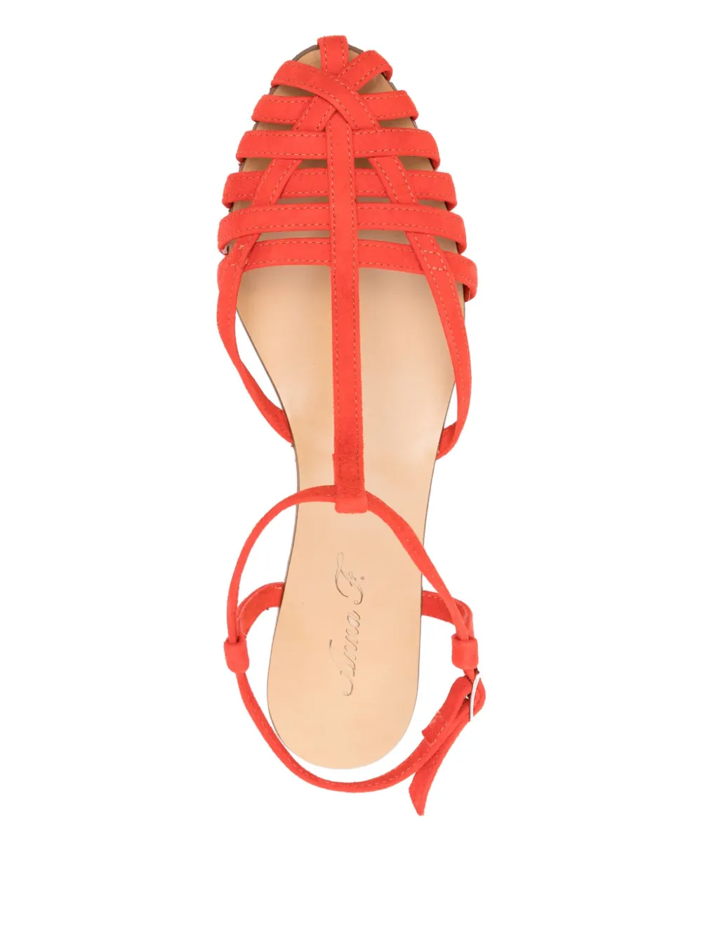 Anna F. 512 T-bar sandals Orange