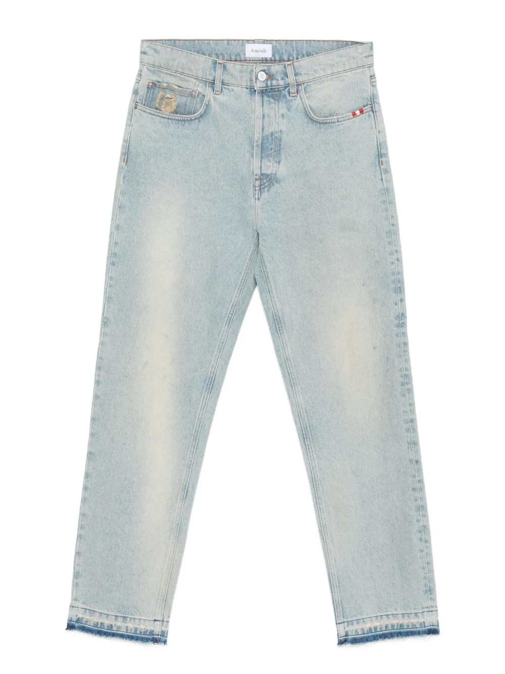 AMISH frayed-detail jeans | Blue | Image 1