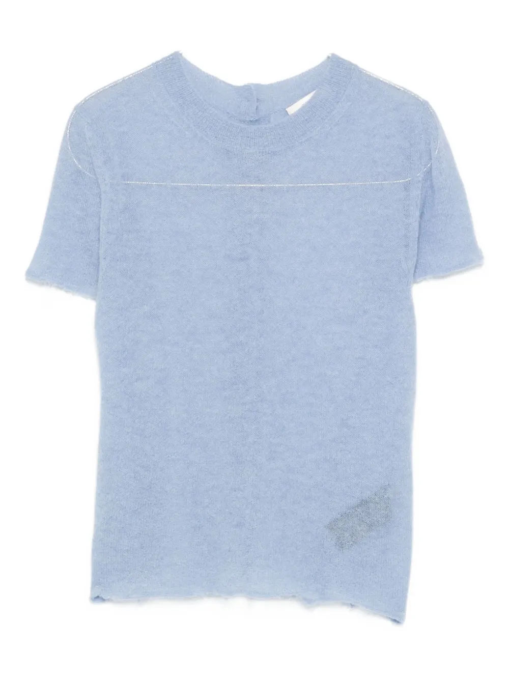 Haikure knitted top | Blue | Image 1