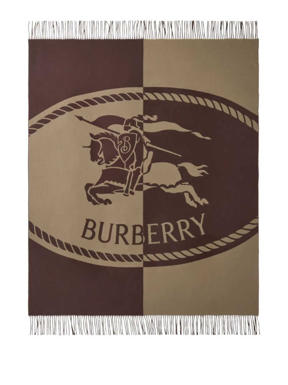 Burberry Wollen deken - Bruin