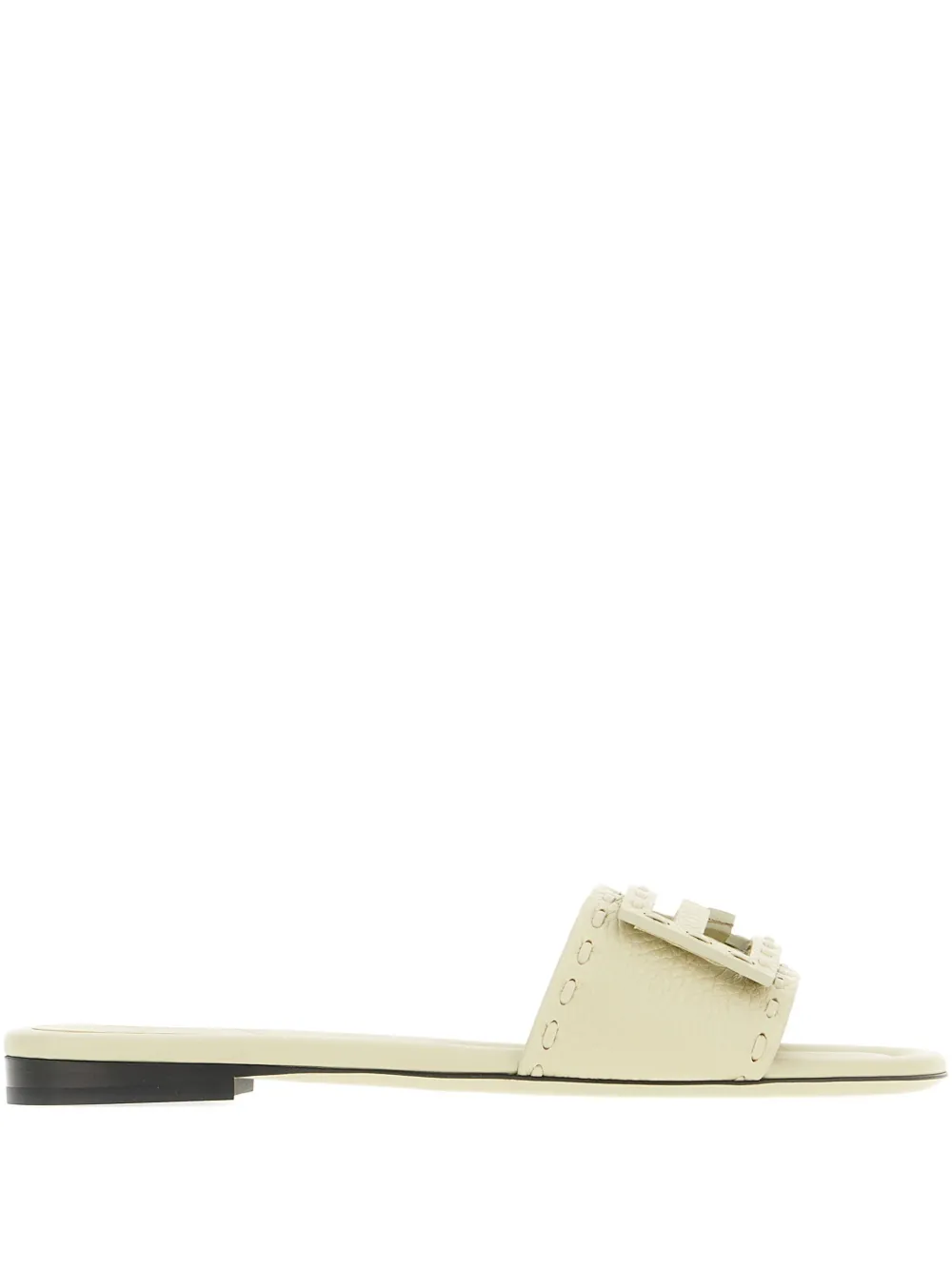 Fendi Logo-patch Slides