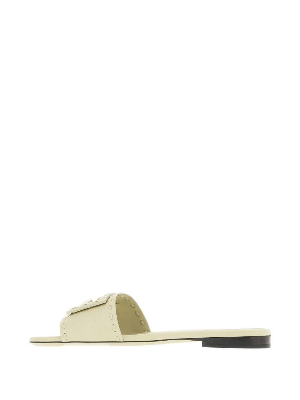 FENDI logo-patch slides Neutrals