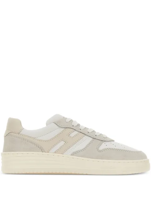 Hogan H630 leather panelled platform sneakers