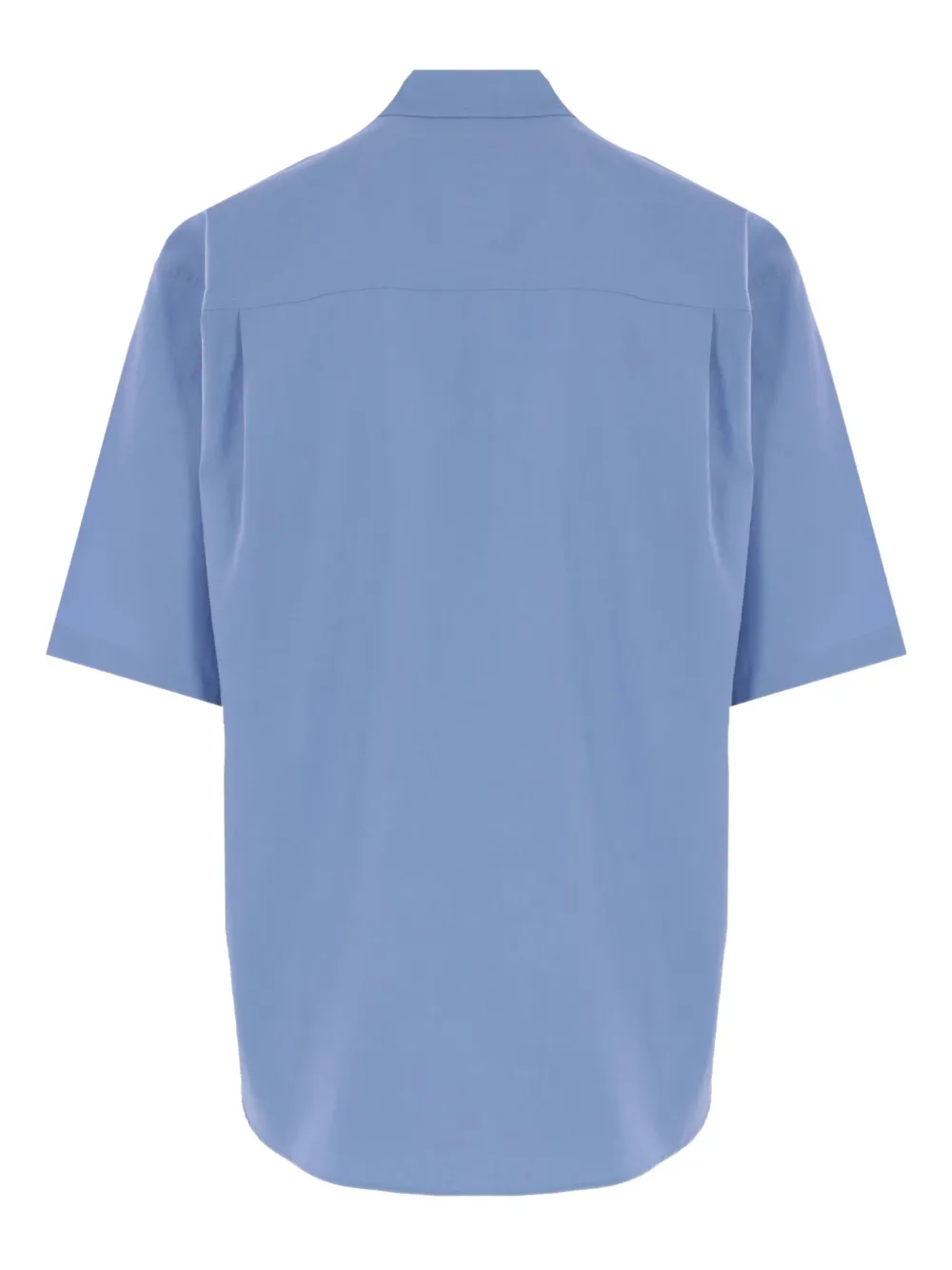 Auralee Overhemd met korte mouwen Blauw