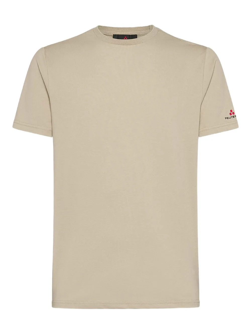 Peuterey embroidered-logo T-shirt | Neutrals | Image 1