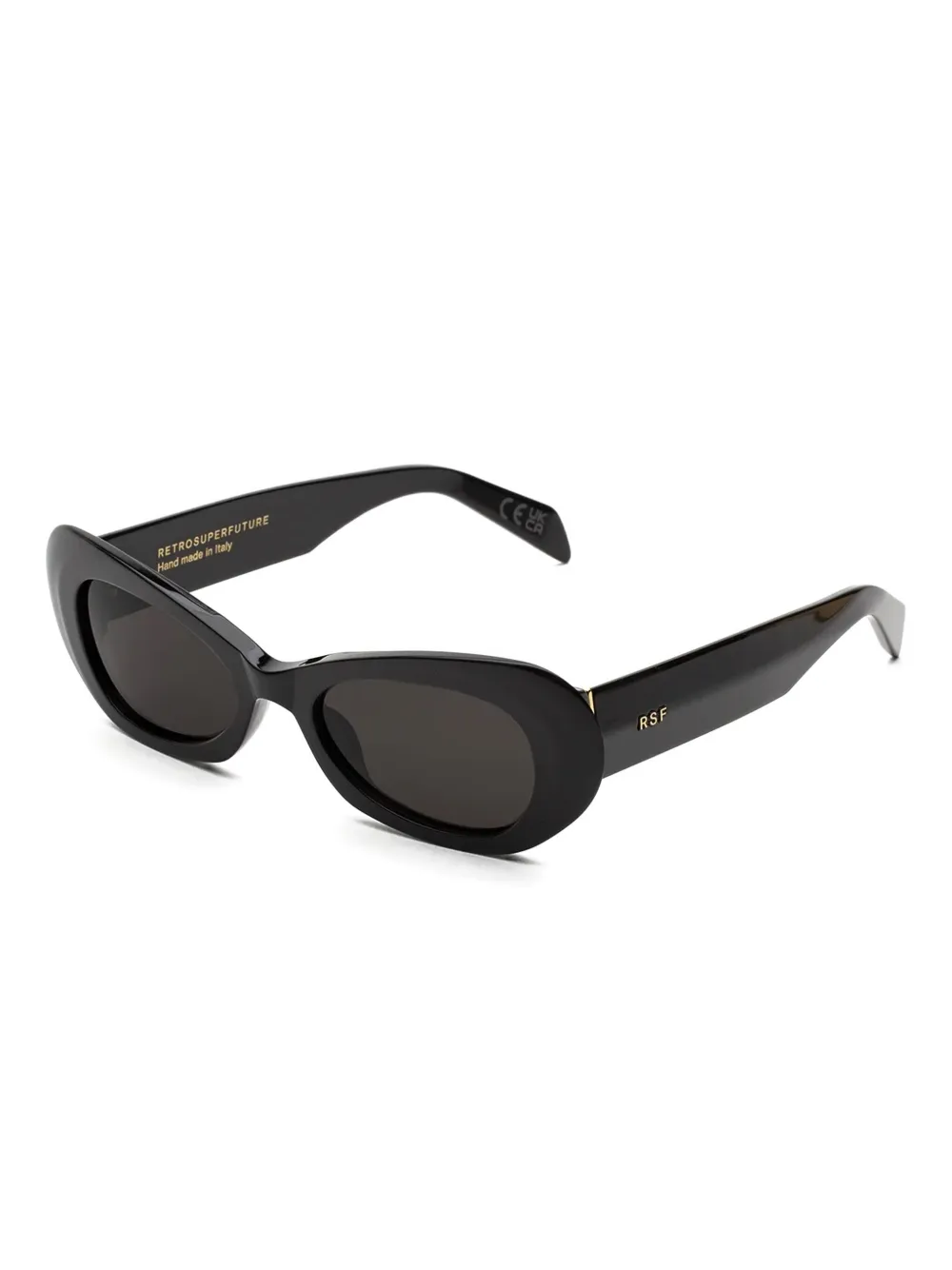 Retrosuperfuture oval-frame sunglasses Zwart