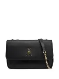 Patrizia Pepe chain-strap flap shoulder bag - Black