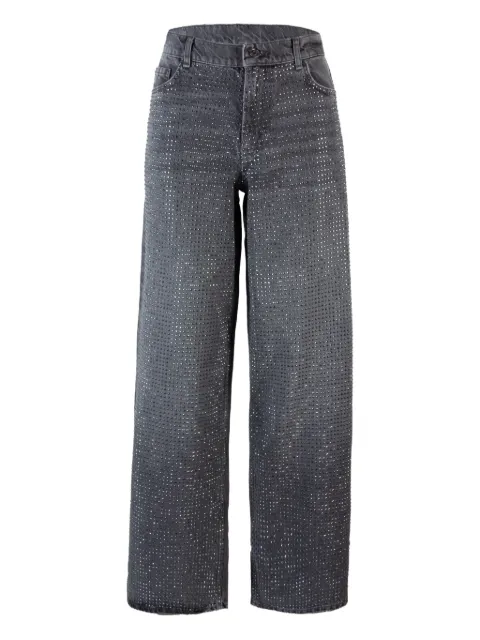 LIU JO crystal-embellished jeans