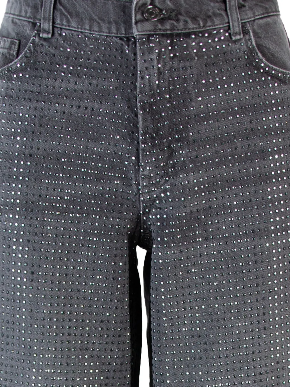 LIU JO crystal-embellished jeans Grijs