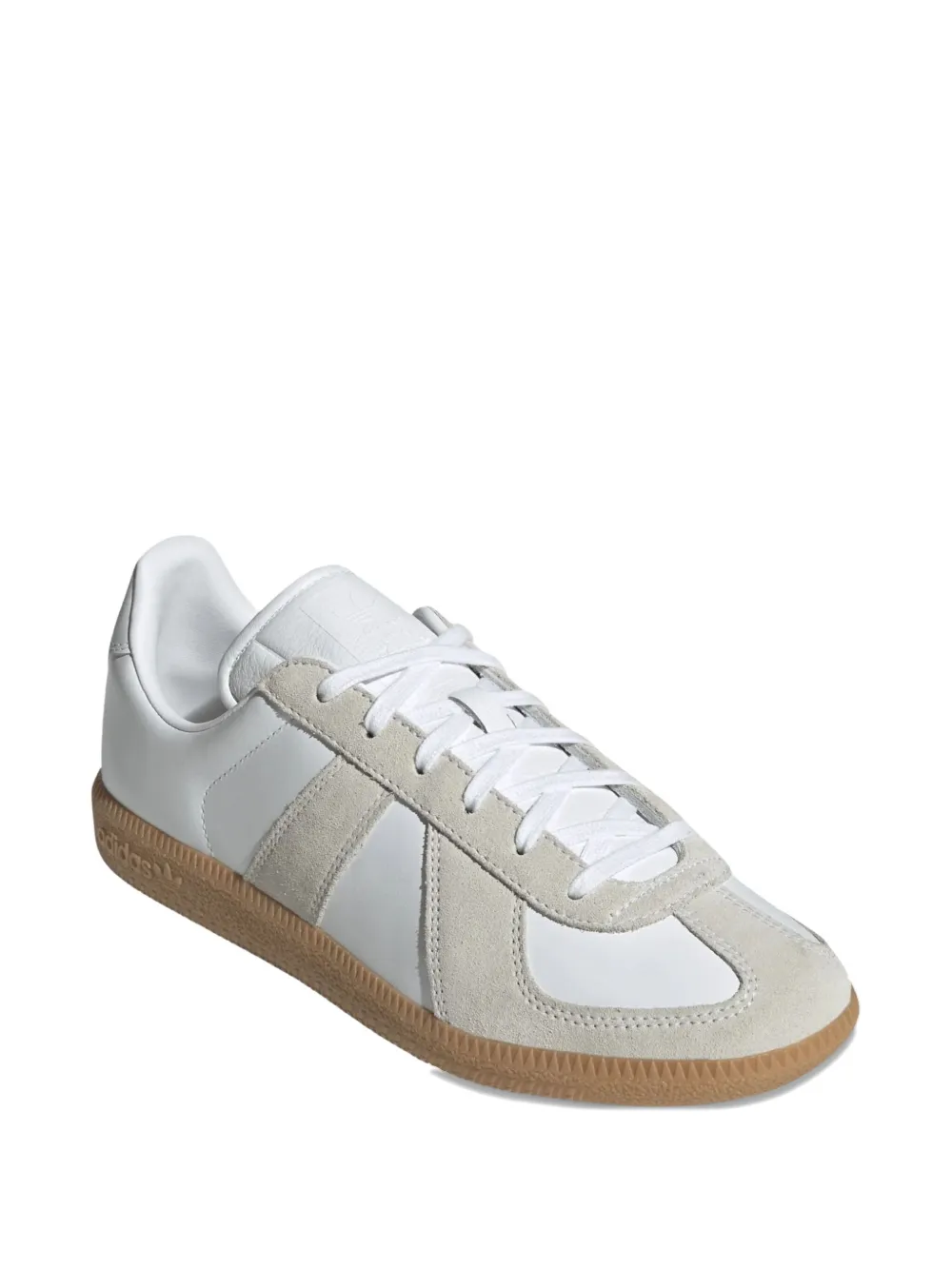 Adidas Originals Low-top Sneakers Rubber Sole Suede Overlays In White
