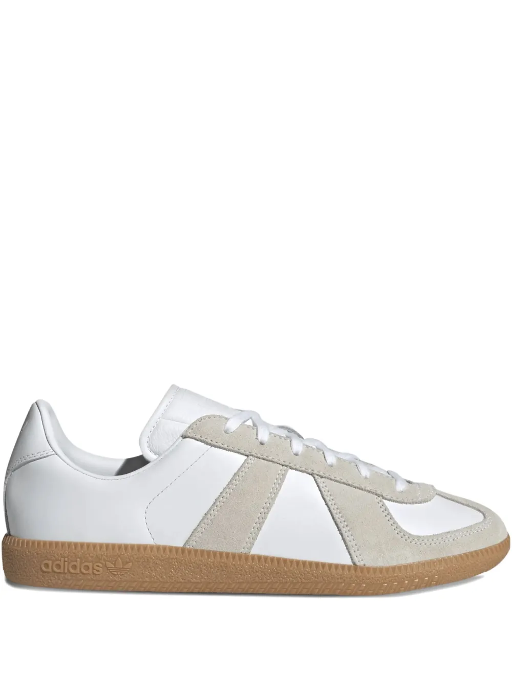 Adidas Originals Low-top Sneakers Rubber Sole Suede Overlays In White