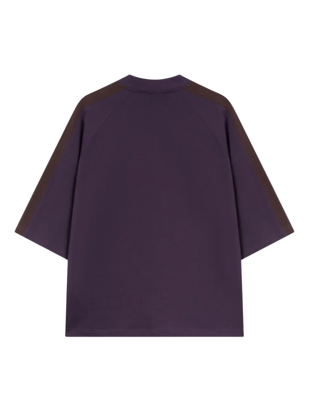 Champion T-shirt met contrasterend vlak Paars