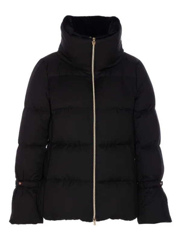 【HERNO】 ロングパデッドジャケット Herno パデッドジャケット | ブラック | FARFETCH JP