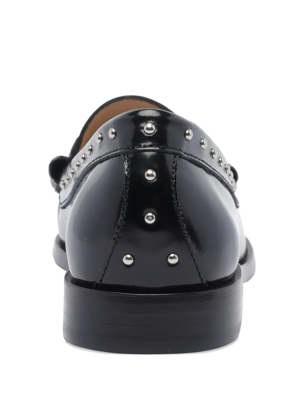 Stuart Weitzman Tassel Stud Loafers In Black
