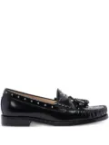 Stuart Weitzman tassel stud loafers - Black
