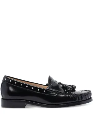 Jimmy Choo Marlow ダイヤモンド ローファー | ブラック | FARFETCH JP