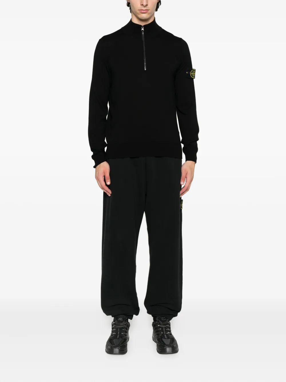 Stone Island half-zip wool sweater | Sweatshirts | Image 2