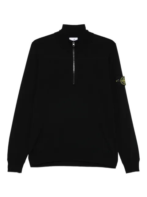 Stone Island half-zip wool sweater