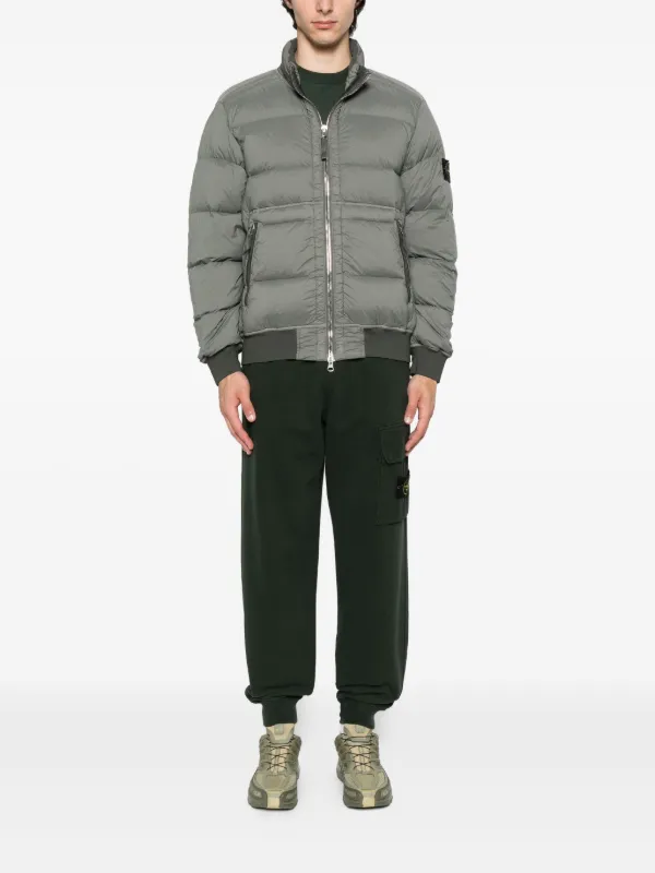 Stone Island Down-TC キルティングジャケット | グリーン | FARFETCH JP