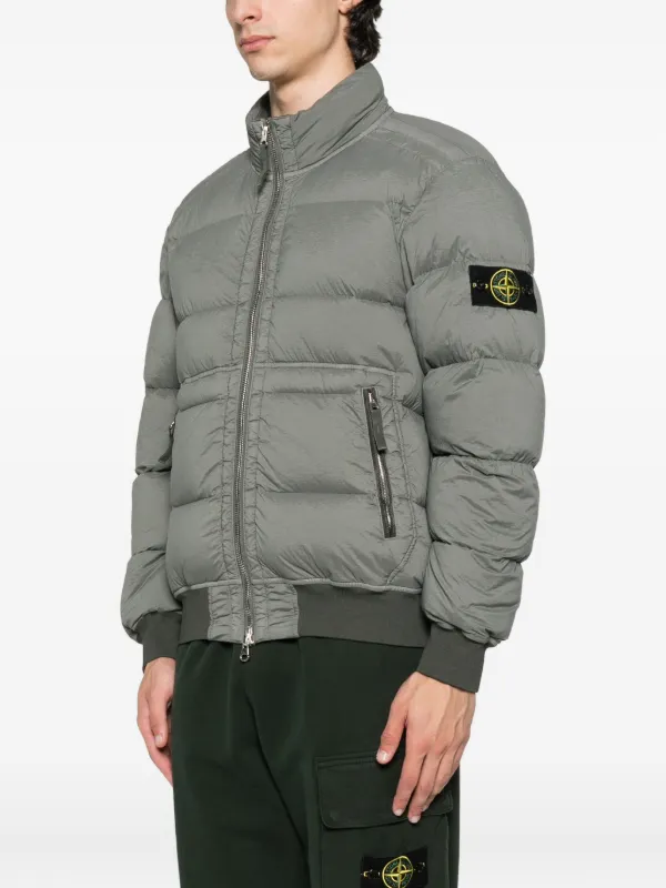 Stone Island Down-TC キルティングジャケット | グリーン | FARFETCH JP