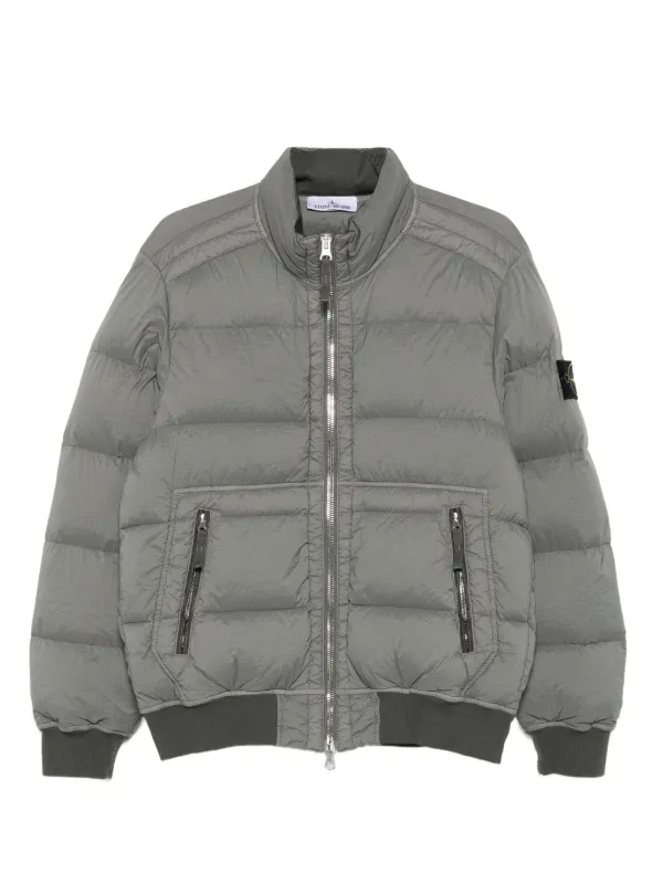 Stone Island Down-TC キルティングジャケット | グリーン | FARFETCH JP