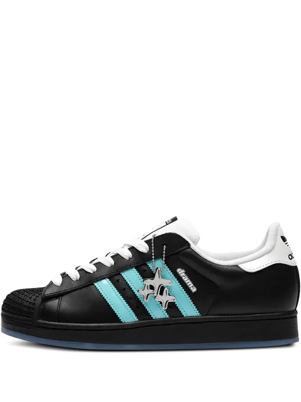 Adidas x Drama Call "Head North" leather trainers Black