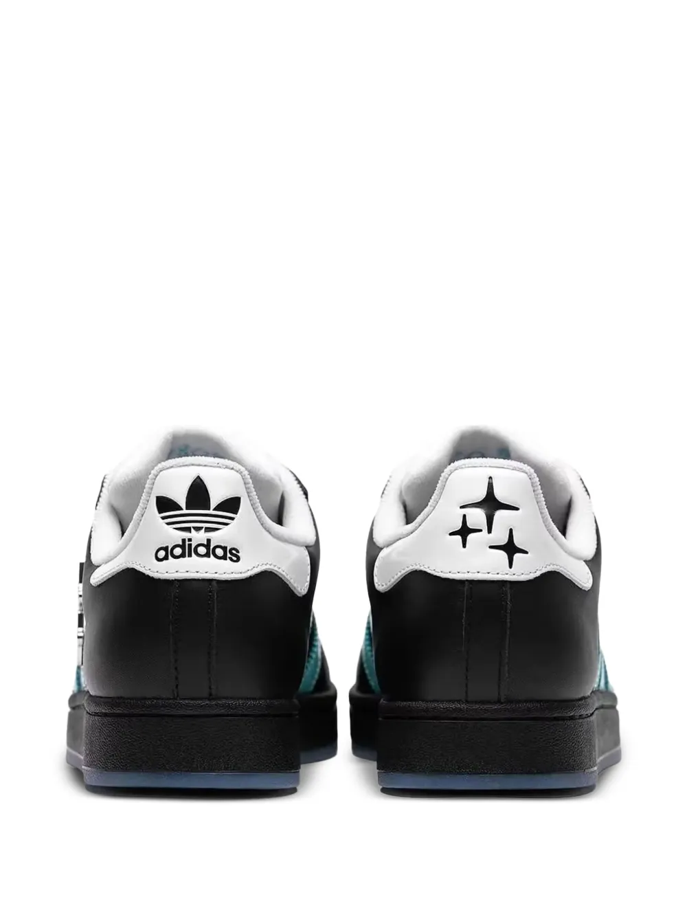 adidas x Drama Call "Head North" leather trainers Black