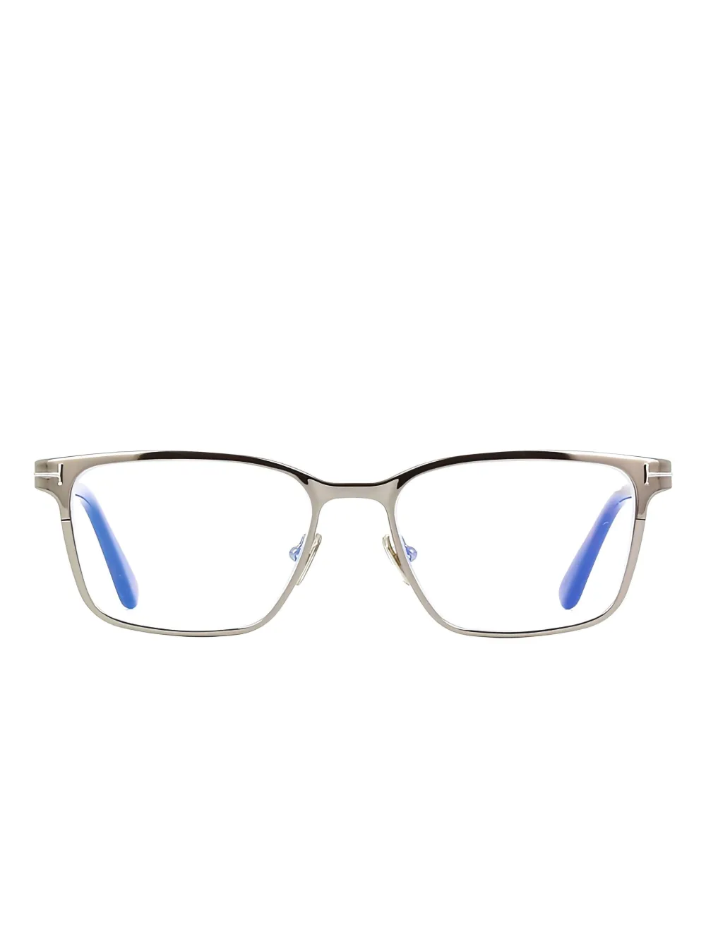 TOM FORD Eyewear Bril met vierkant montuur Zilver