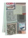Pierre-Louis Mascia patchwork paisley scarf - Grey