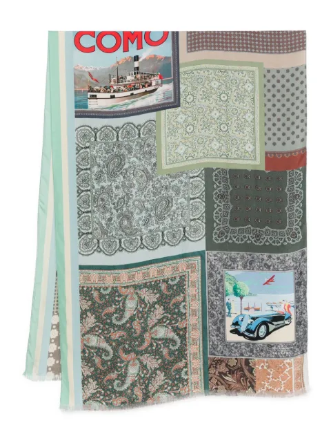 Pierre-Louis Mascia patchwork paisley scarf